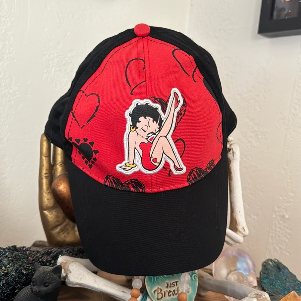 EUC Vintage 90s Betty Boop Trucker Hat